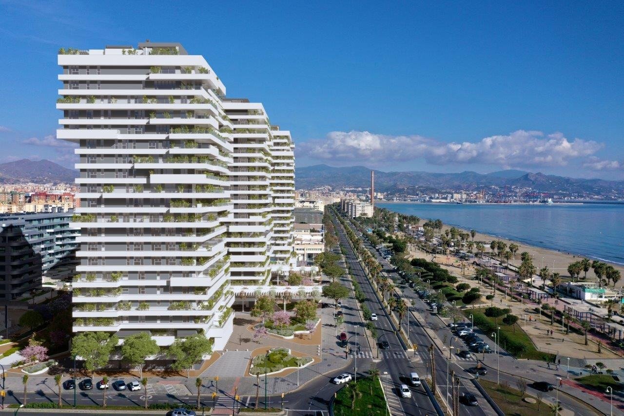 Promoción de viviendas de lujo en 1ª línea de playa en Málaga