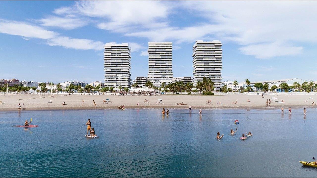 Promoción de viviendas de lujo en 1ª línea de playa en Málaga