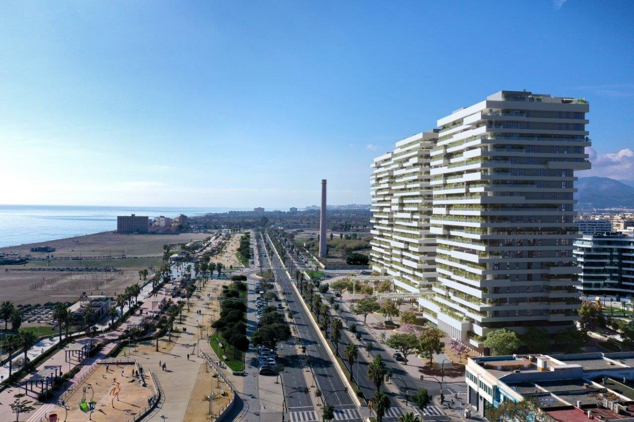 Promoción de viviendas de lujo en 1ª línea de playa en Málaga