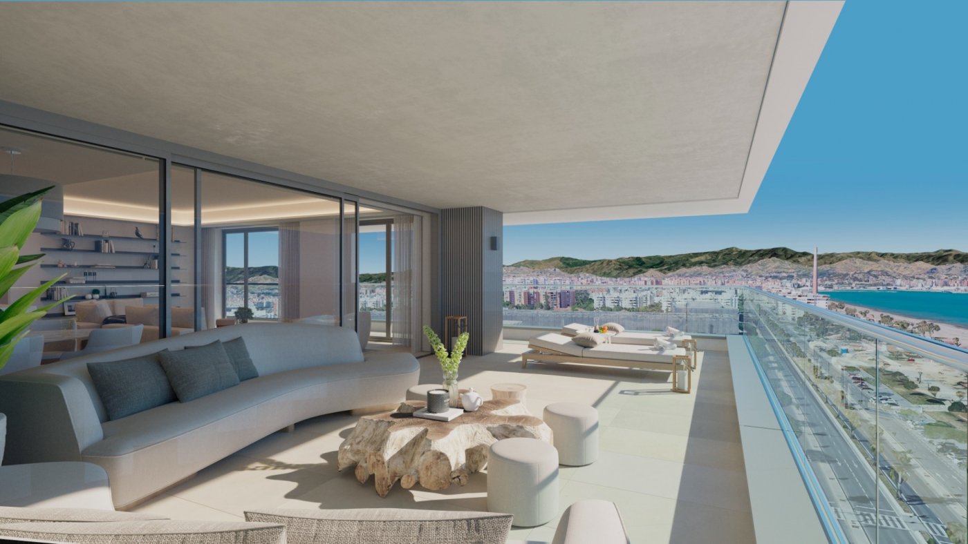 Promoción de viviendas de lujo en 1ª línea de playa en Málaga