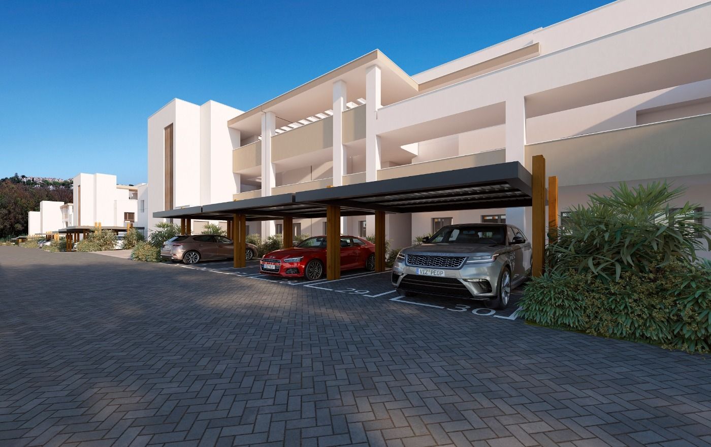 Promoción de viviendas en Casares Playa