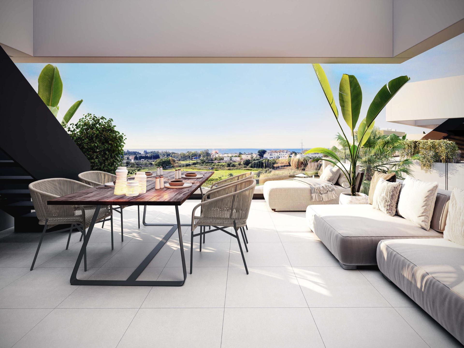 Neue Wohnanlage in Cancelada, Estepona