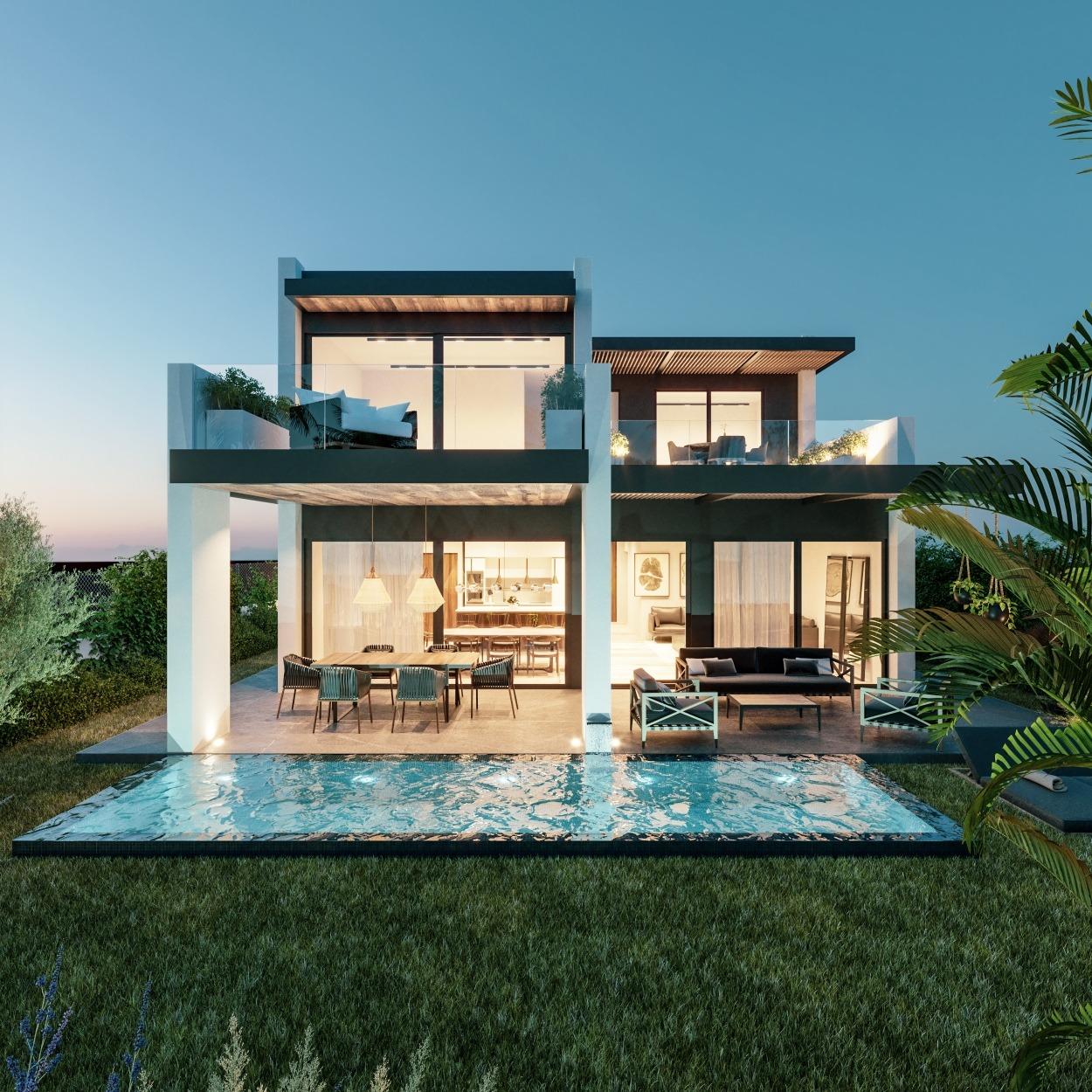 Promoción de villas en El Campanario, Estepona