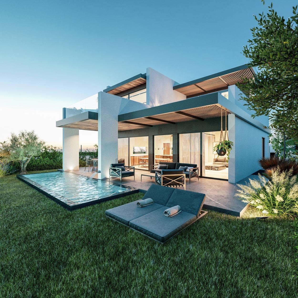 Promoción de villas en El Campanario, Estepona