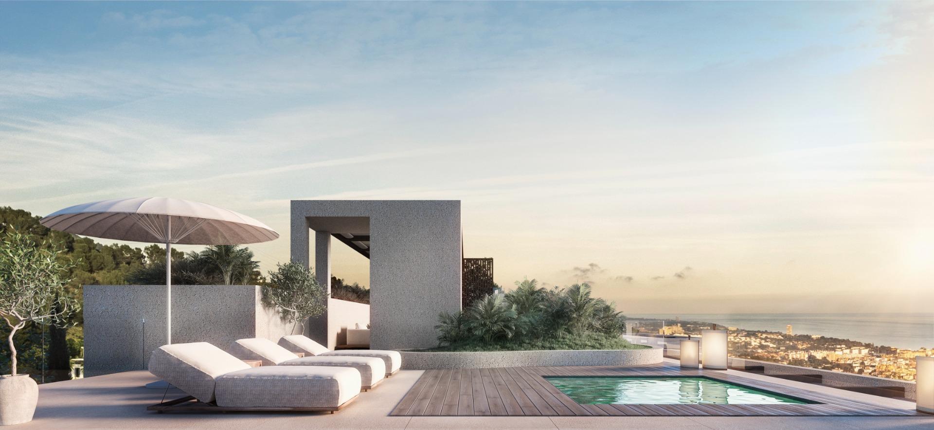 Villas y pareadas de lujo en Sierra Blanca, Marbella