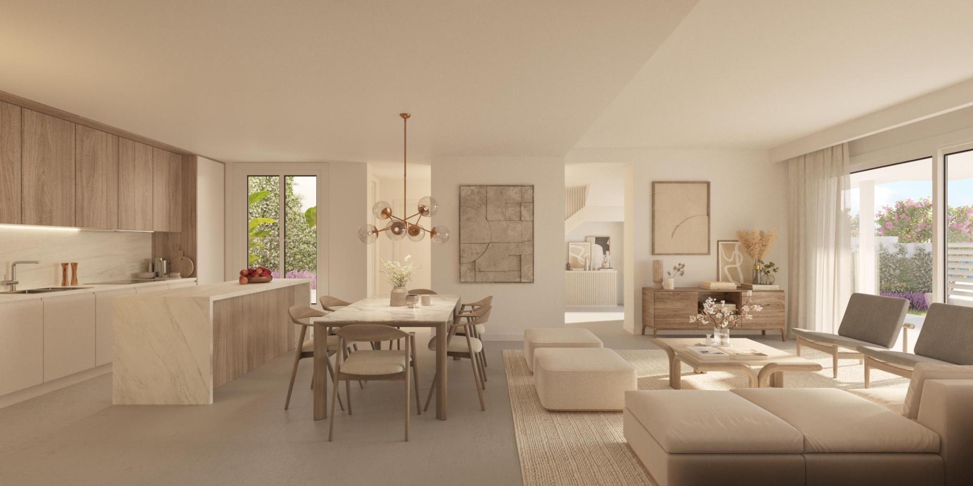 Promoción de casas adosadas en Elviria, Marbella
