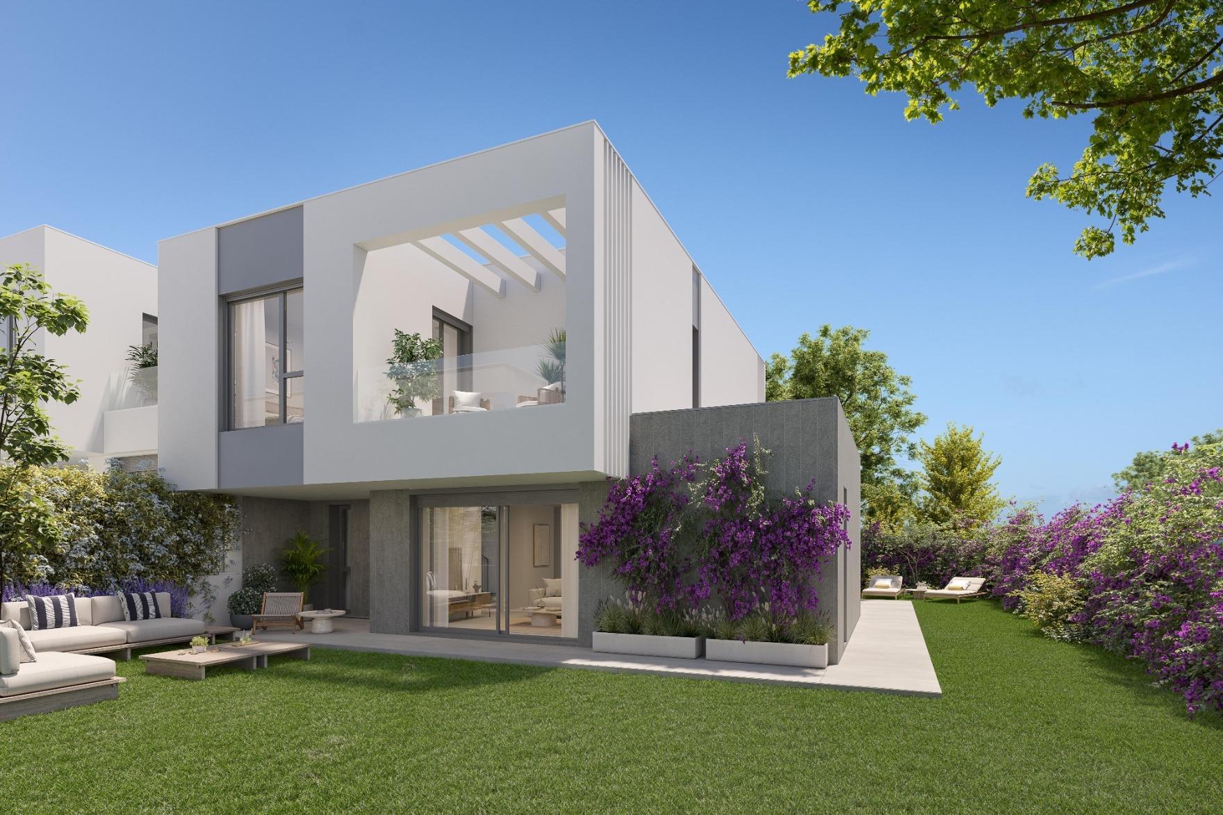 Promoción de casas adosadas en Elviria, Marbella