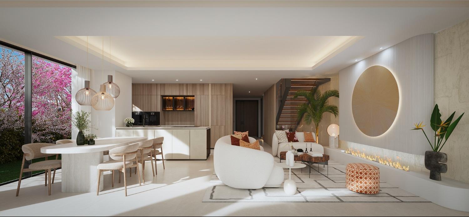 Villas pareadas en 1ª línea de playa de Marbella Este