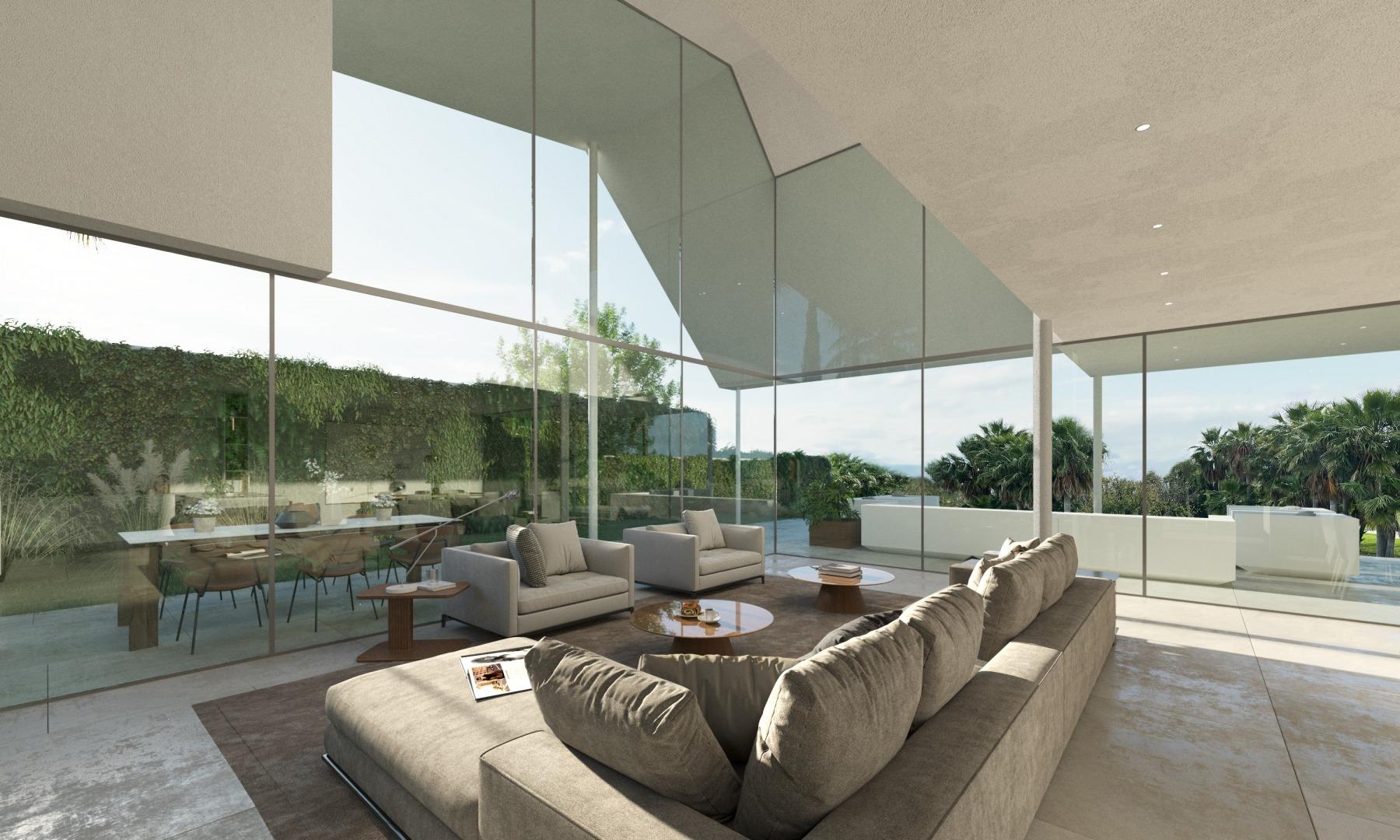 Villa de obra nueva en El Higuerón
