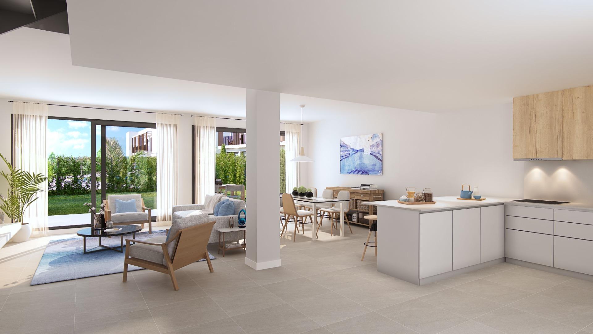 Frontline golf townhouses in San Roque