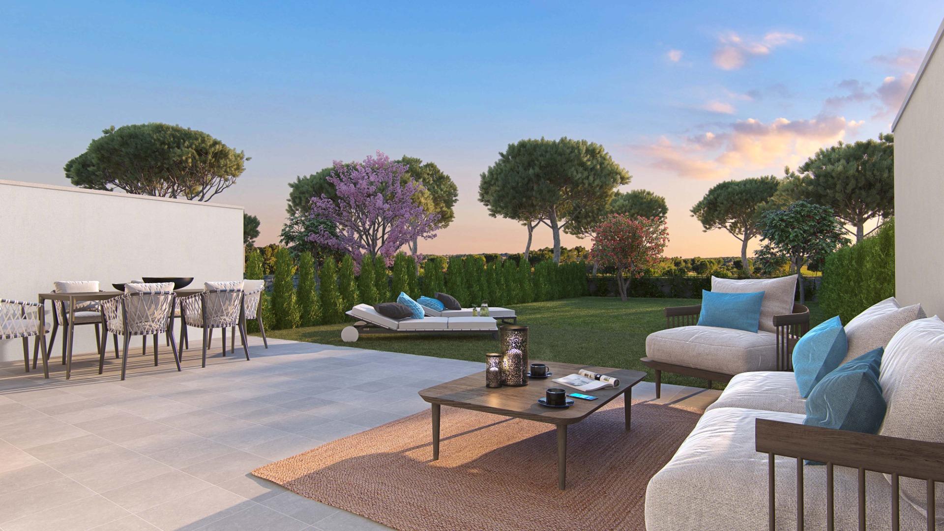 Frontline golf townhouses in San Roque
