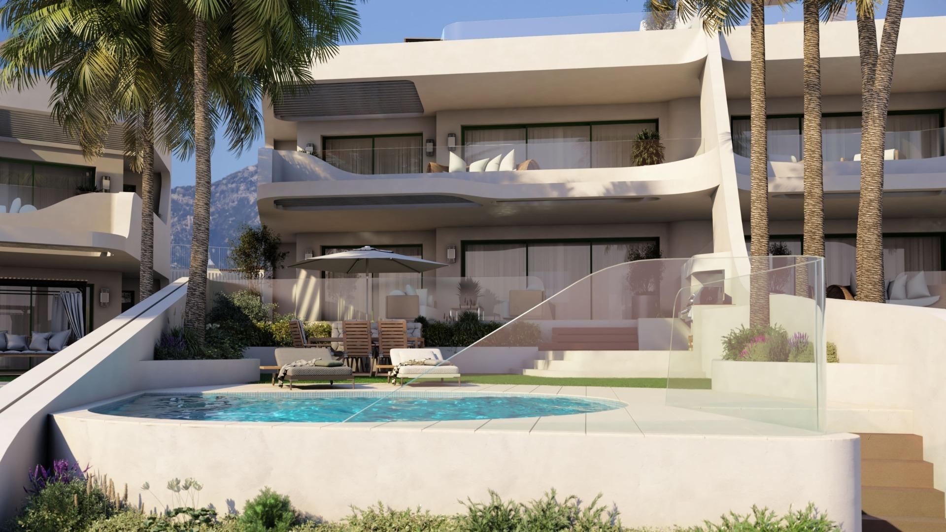 Promoción de apartamentos en Cabopino, Marbella