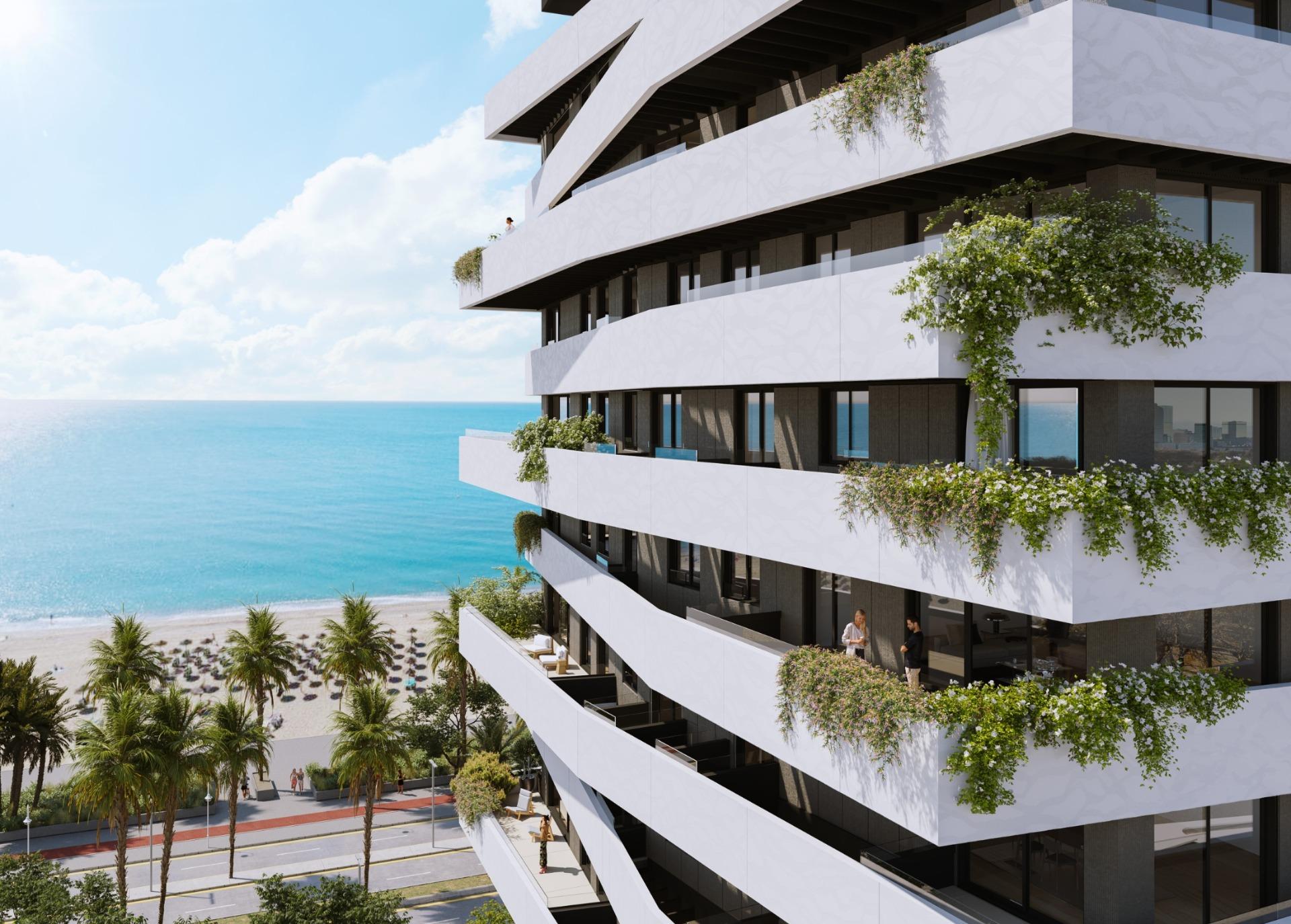 Promoción de viviendas en 1ª línea de playa de Málaga capital