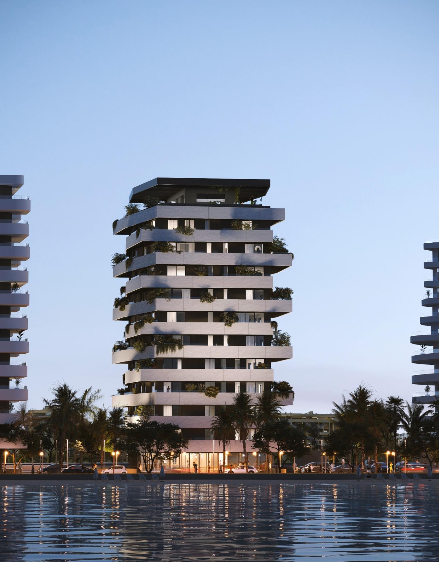Promoción de viviendas en 1ª línea de playa de Málaga capital