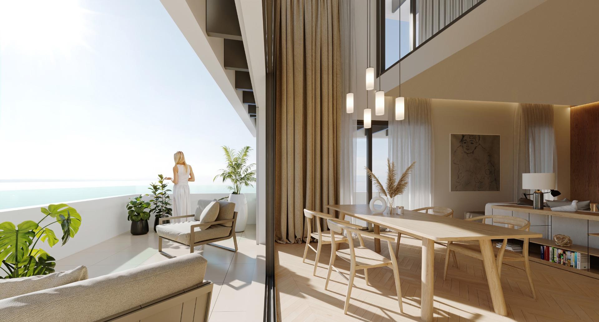 Promoción de viviendas en 1ª línea de playa de Málaga capital