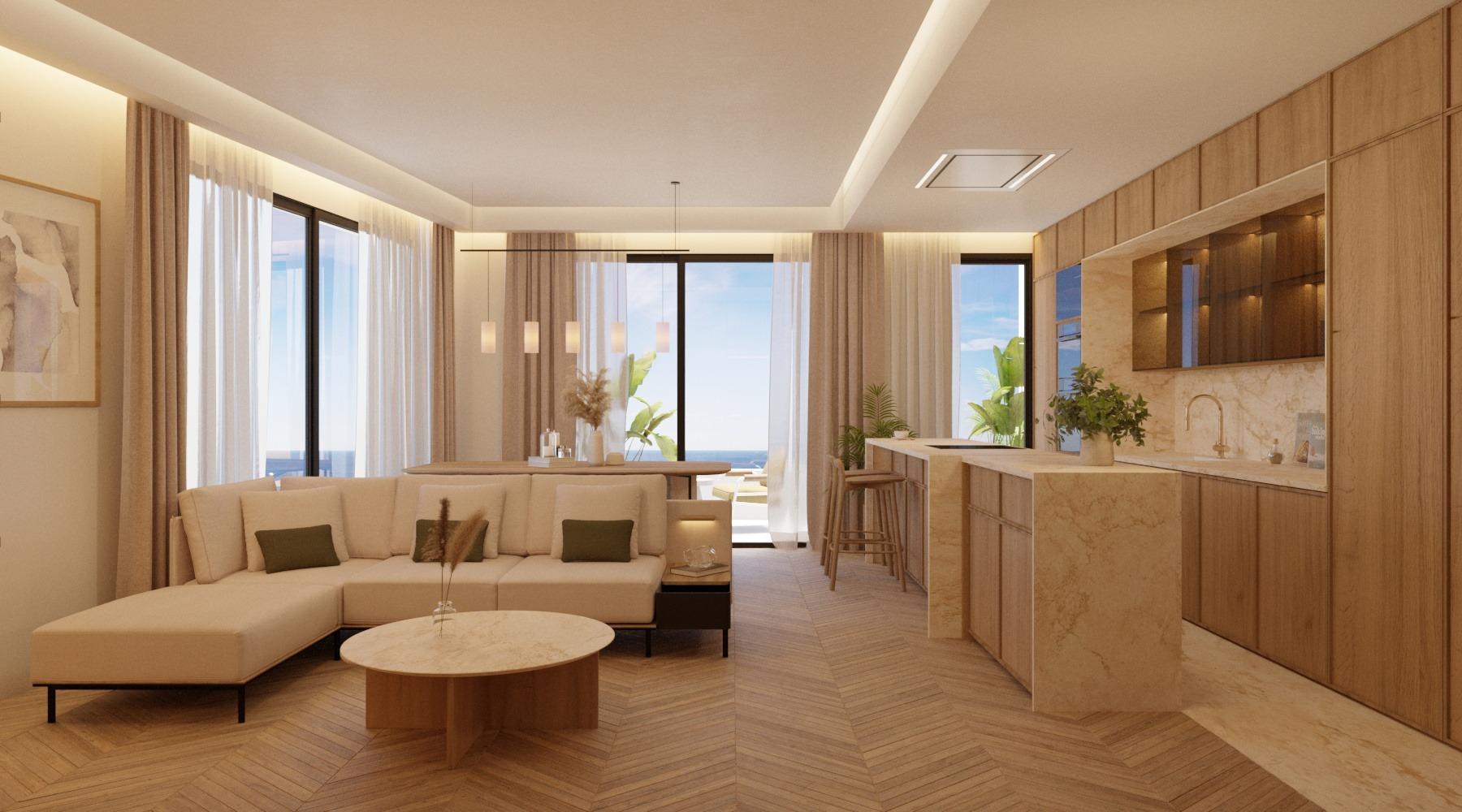 Promoción de viviendas en 1ª línea de playa de Málaga capital