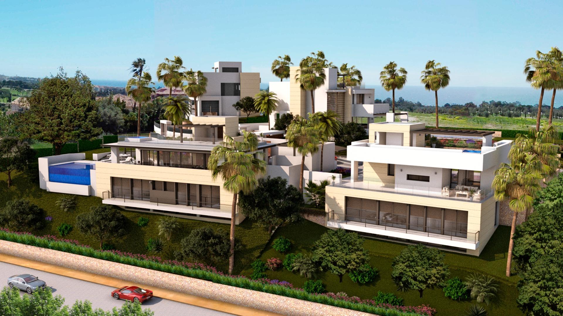 Villas de lujo en Río Real Golf con vistas al mar