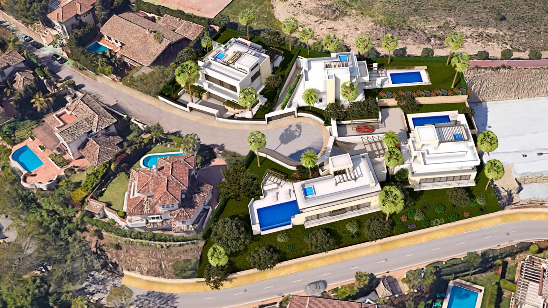 Villas de lujo en Río Real Golf con vistas al mar