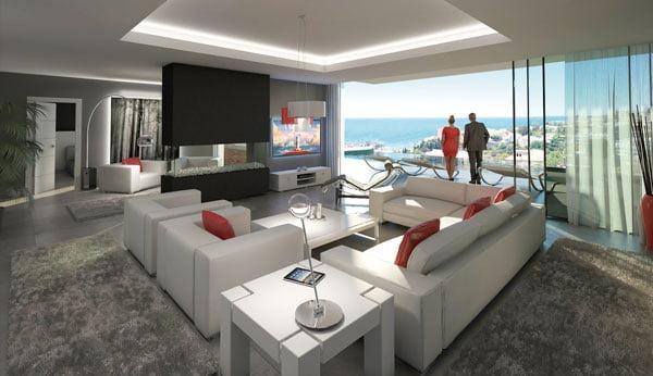Promoción de 5 villas con vistas al mar en Benalmádena