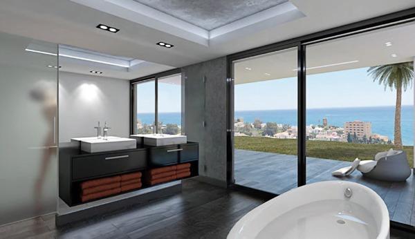 Promoción de 5 villas con vistas al mar en Benalmádena