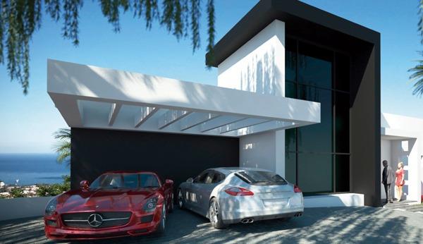 Promoción de 5 villas con vistas al mar en Benalmádena