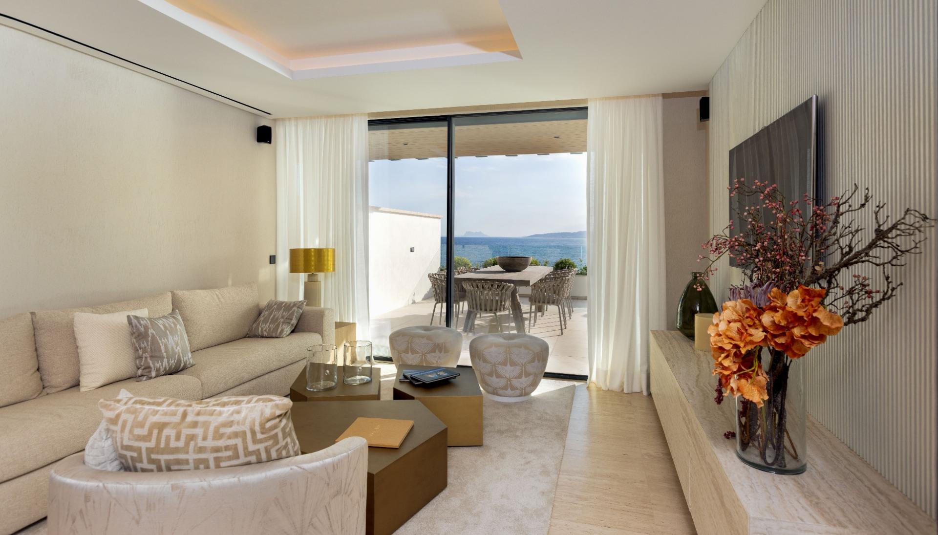 Promoción de viviendas de lujo en primera línea de mar, en Estepona