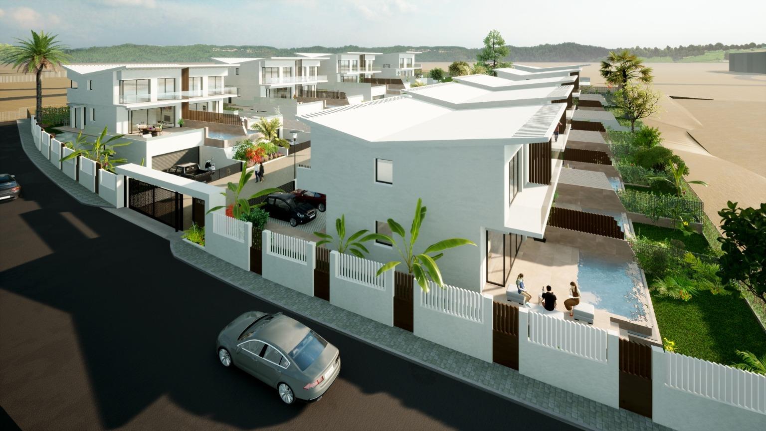 Chalets adosados, pareados e independientes en el Valle del Golf de La Cala de Mijas