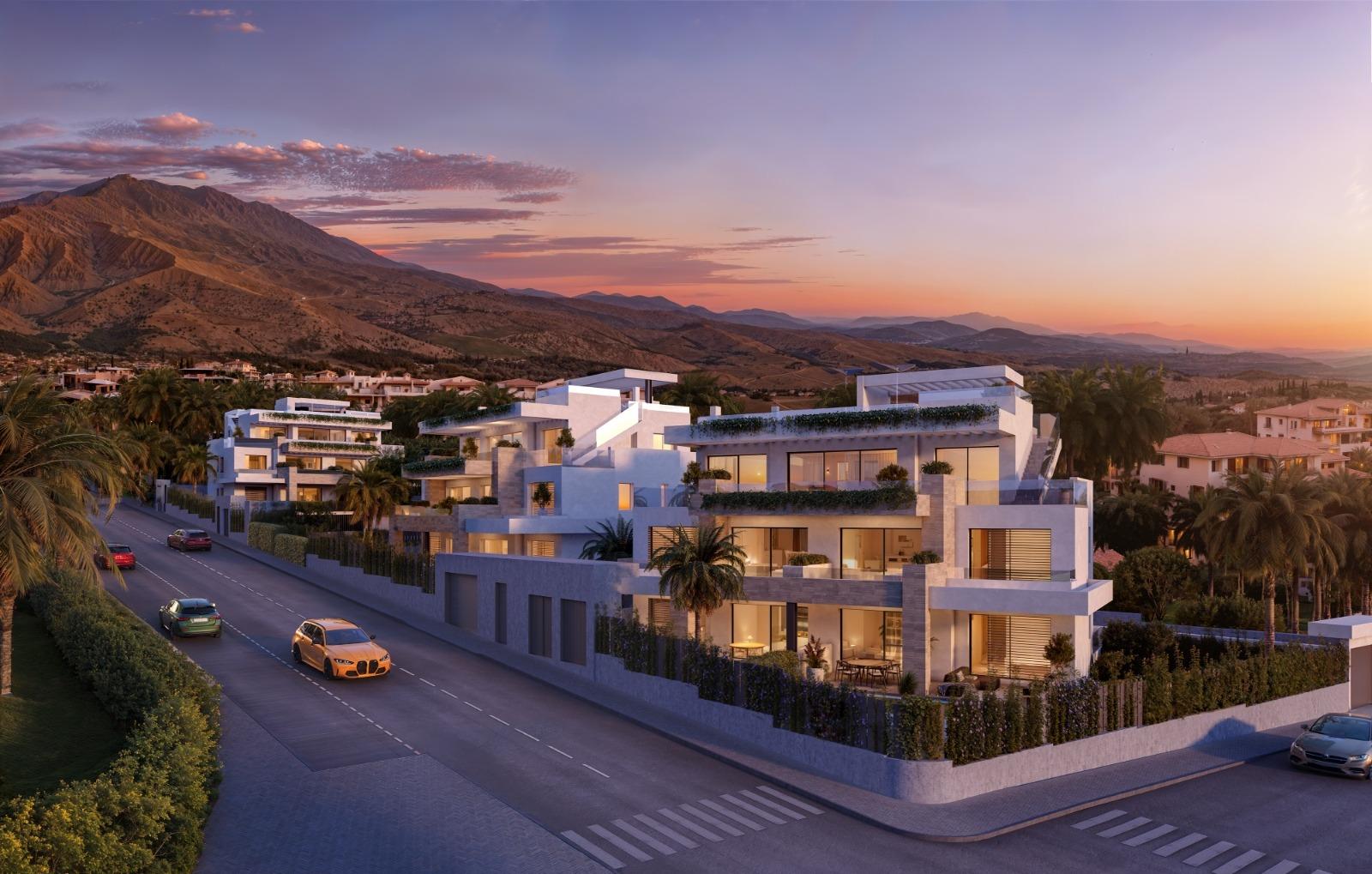 Promoción de apartamentos en La Galera, Estepona