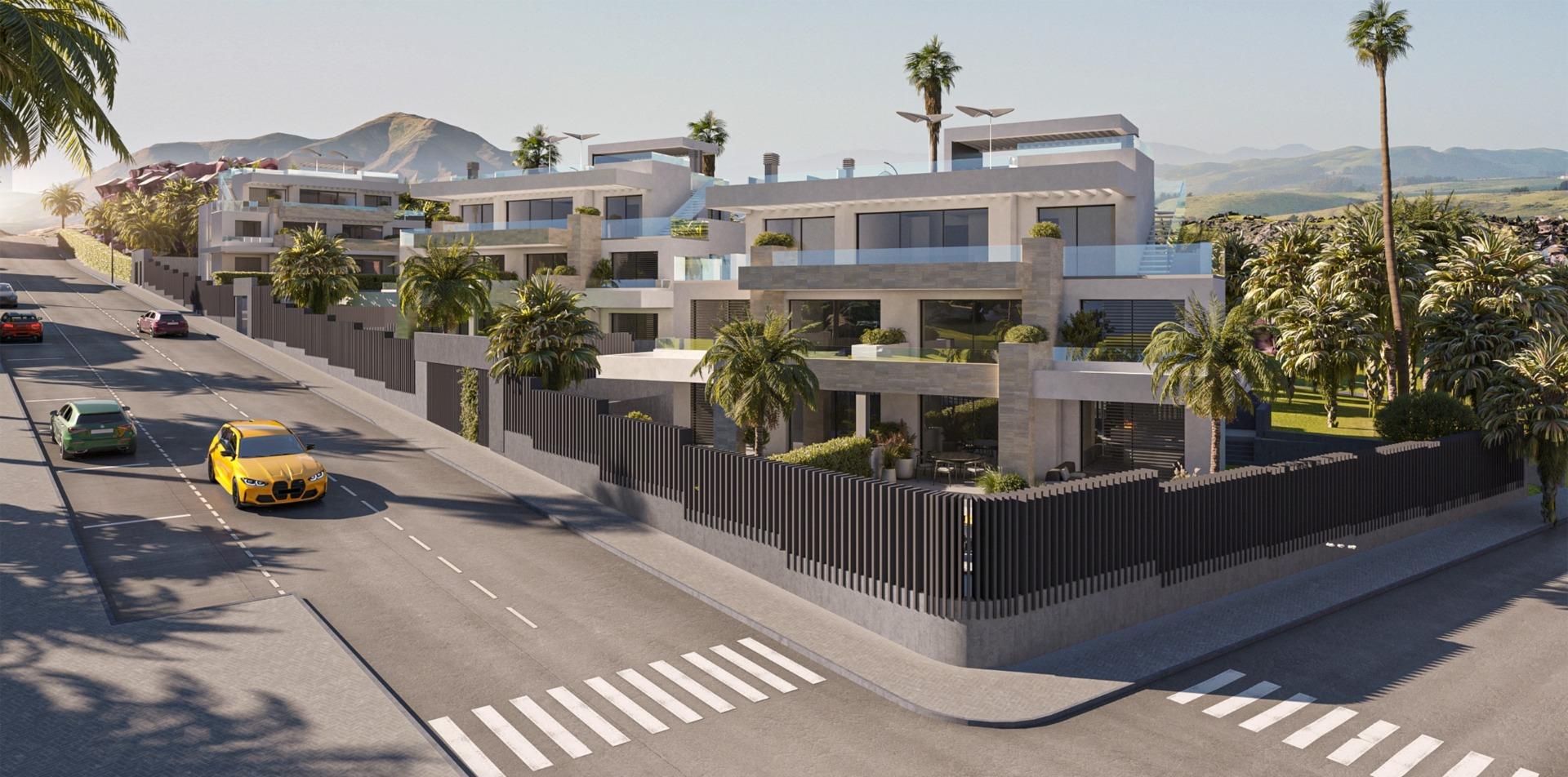 Promoción de apartamentos en La Galera, Estepona