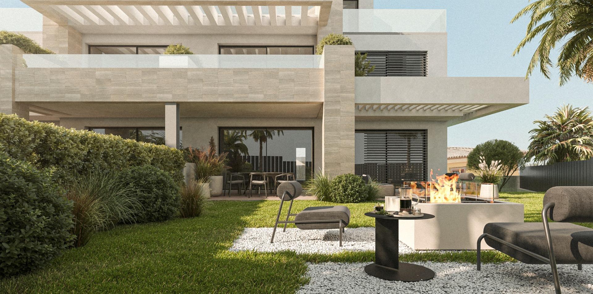 Promoción de apartamentos en La Galera, Estepona
