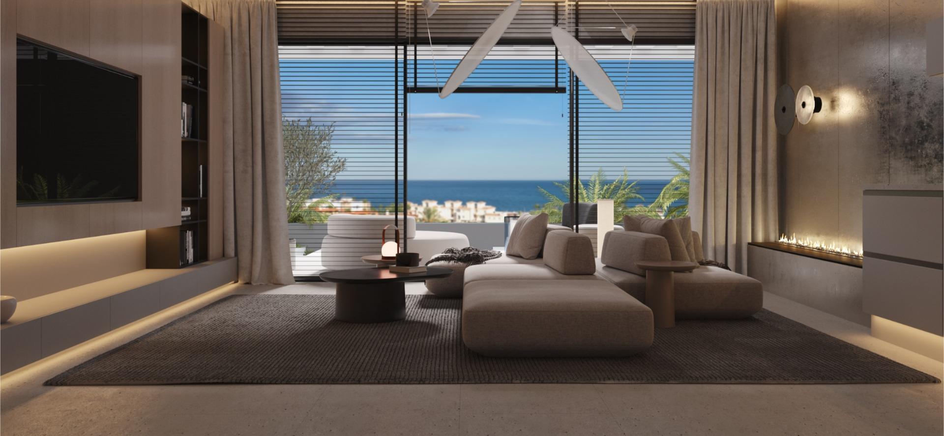 Promoción de apartamentos en La Galera, Estepona