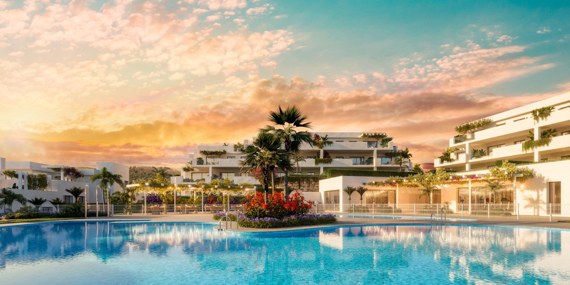 Promoción de viviendas en Casares Costa Golf