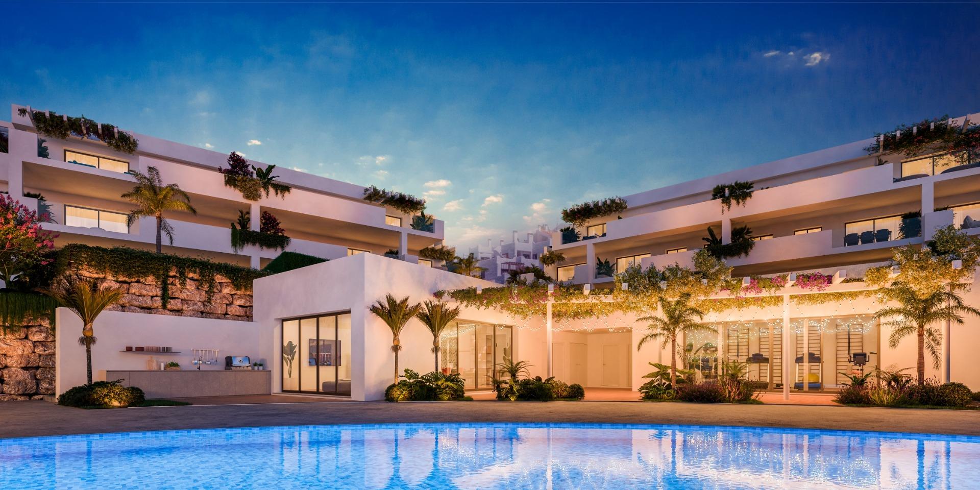 Promoción de viviendas en Casares Costa Golf