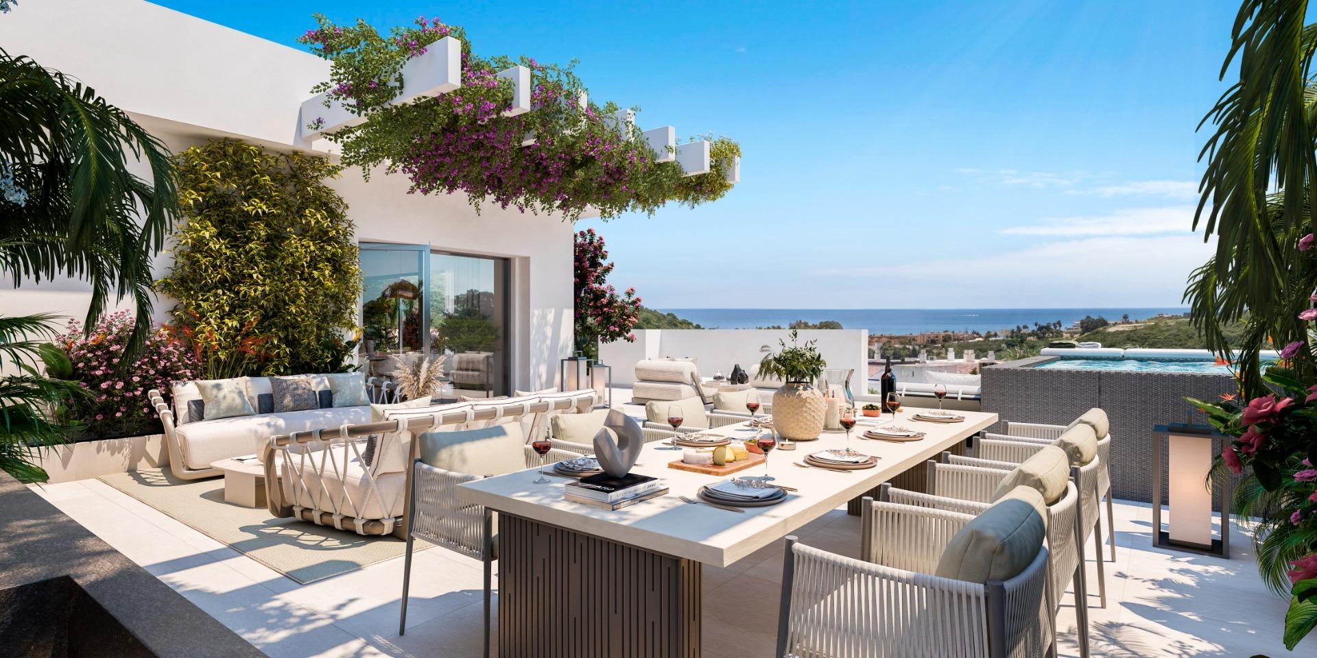 Promoción de viviendas en Casares Costa Golf