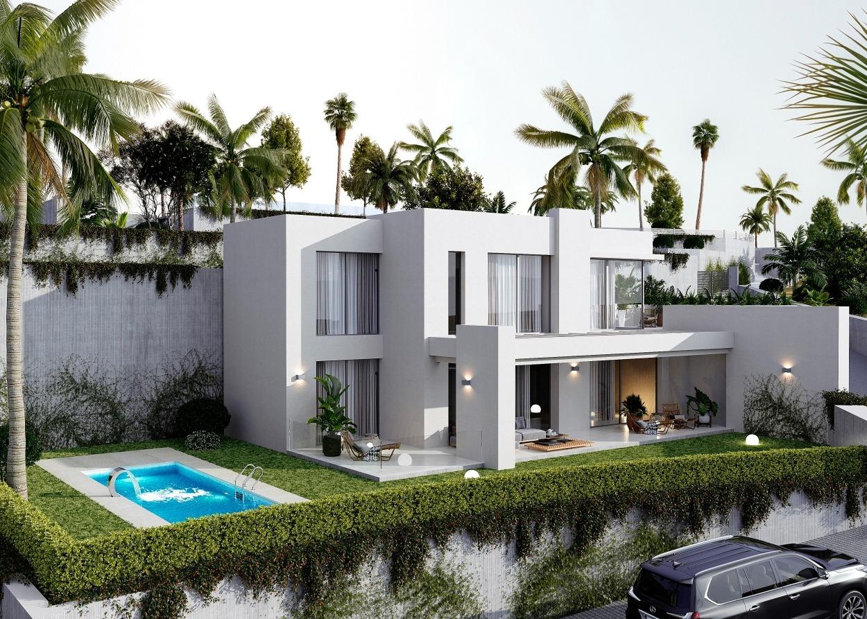 Promoción de villas entre Mijas pueblo y Fuengirola