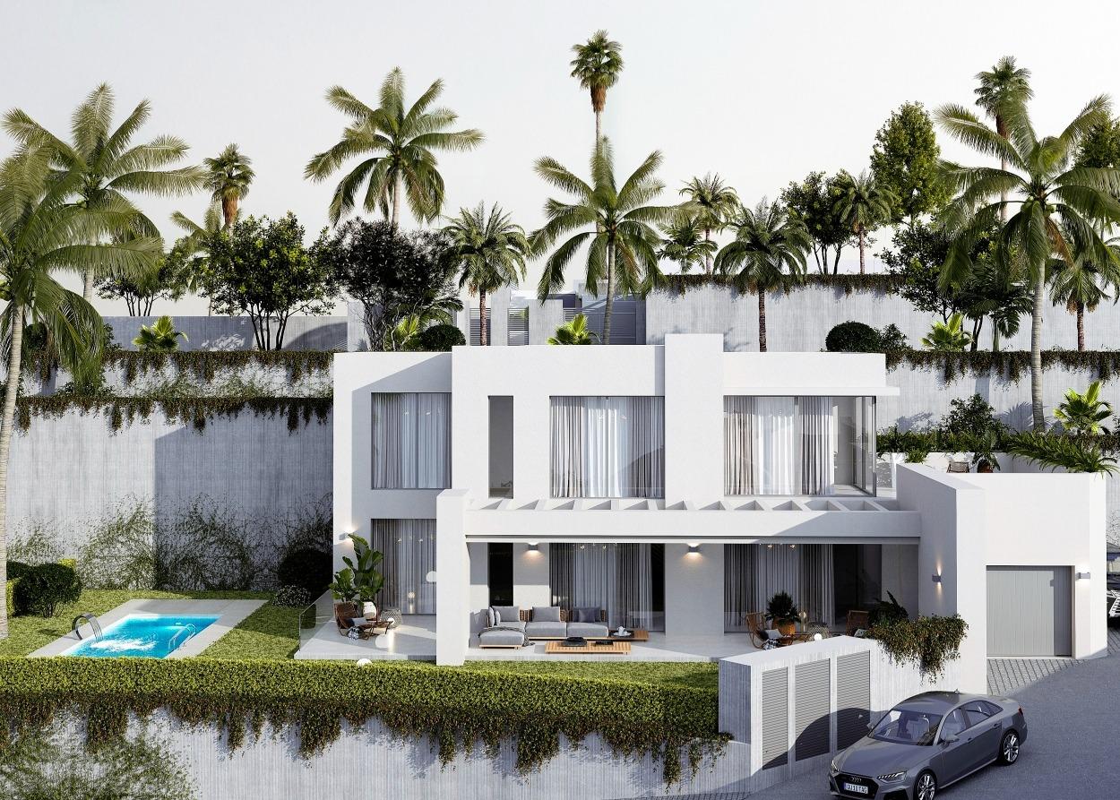 Promoción de villas entre Mijas pueblo y Fuengirola