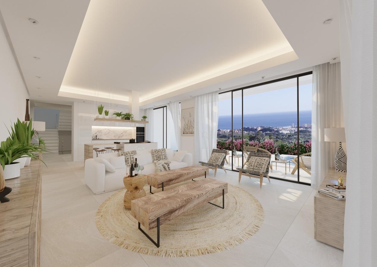 Promoción de villas entre Mijas pueblo y Fuengirola