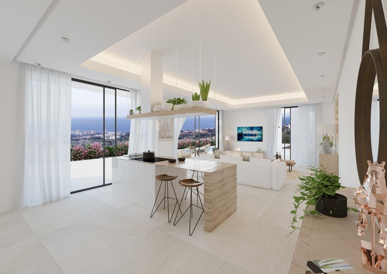 Promoción de villas entre Mijas pueblo y Fuengirola