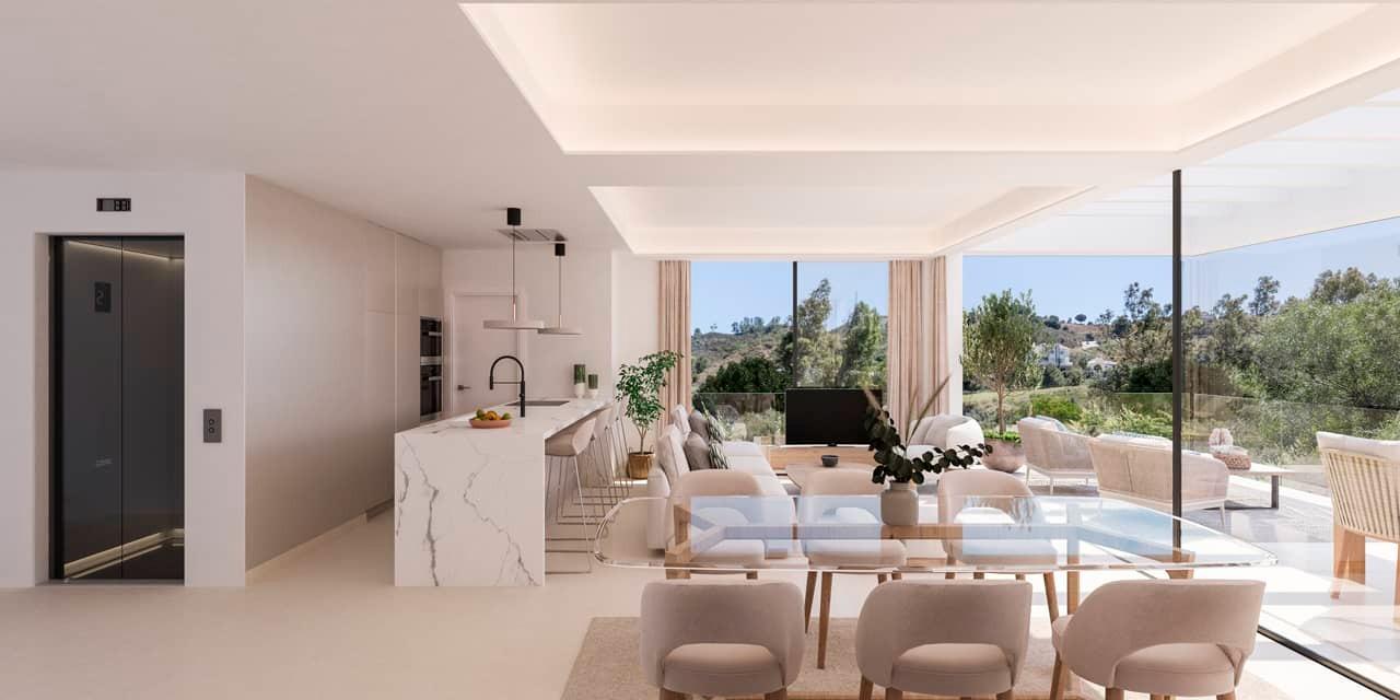 Promoción de adosados en La Cala Golf, Mijas