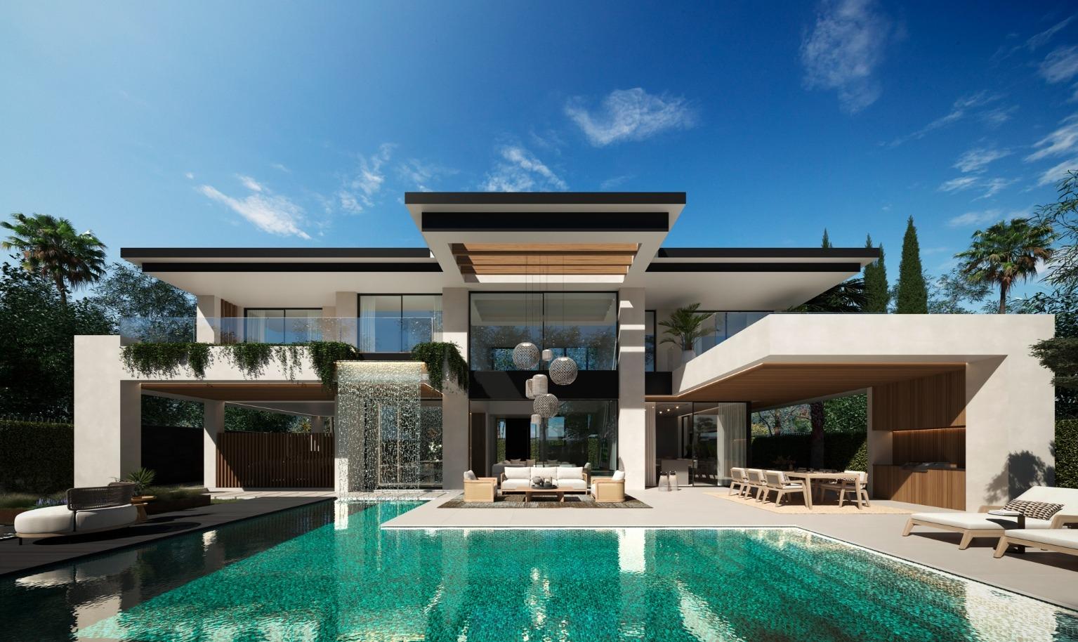 Promoción de villas en Cortijo Blanco, San Pedro de Alcántara