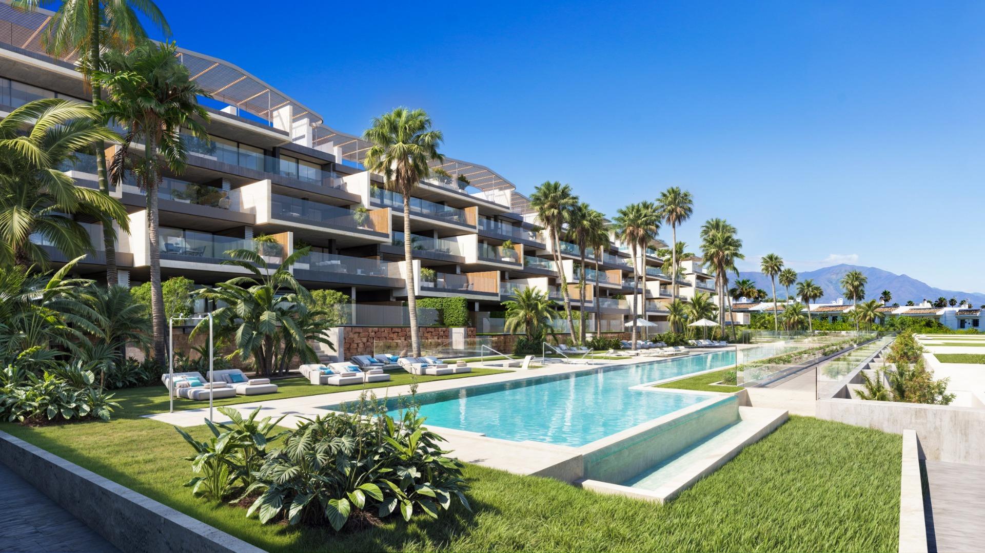 Promoción de apartamentos y villas en primera línea de playa, Manilva