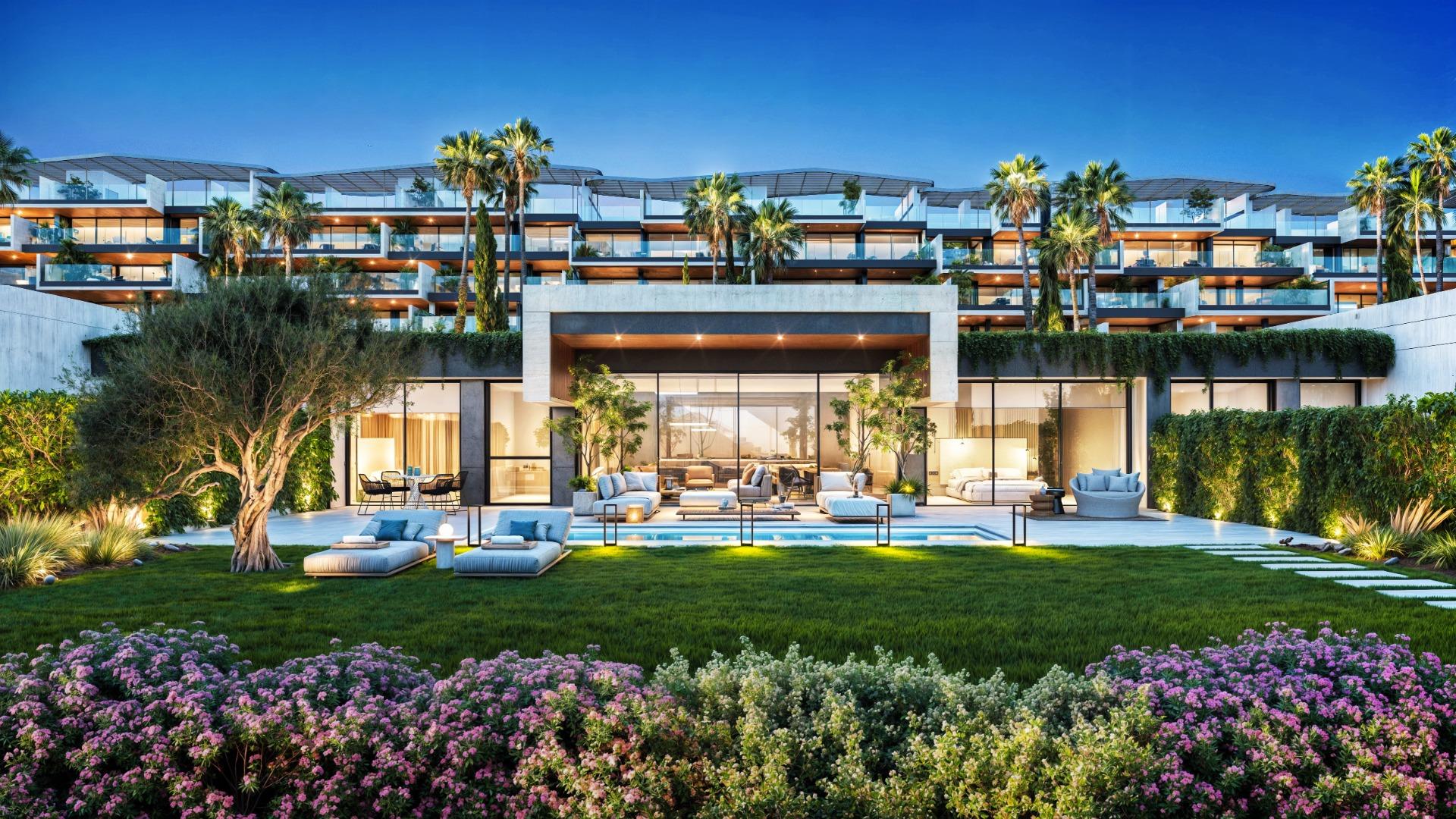Development of apartments and villas on the beachfront, Manilva
