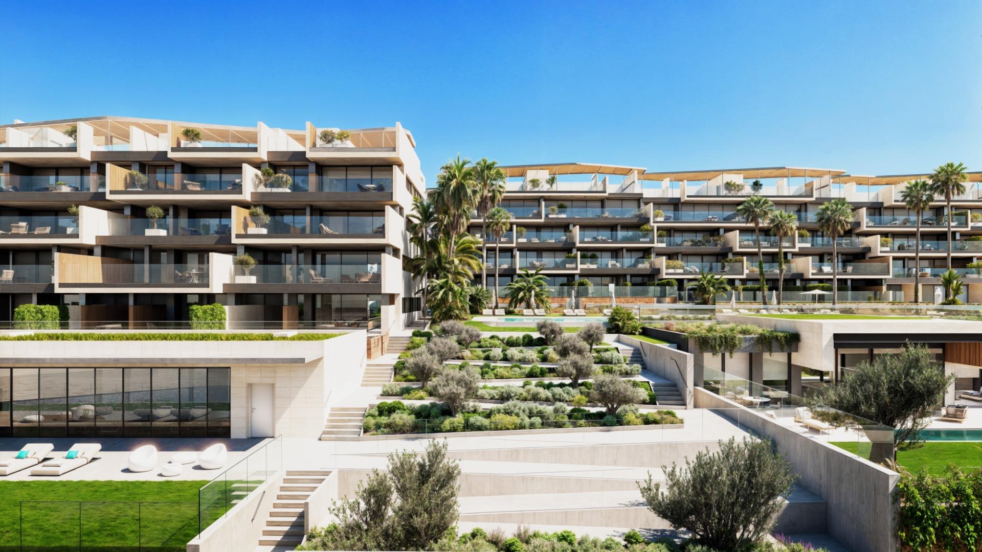 Development of apartments and villas on the beachfront, Manilva