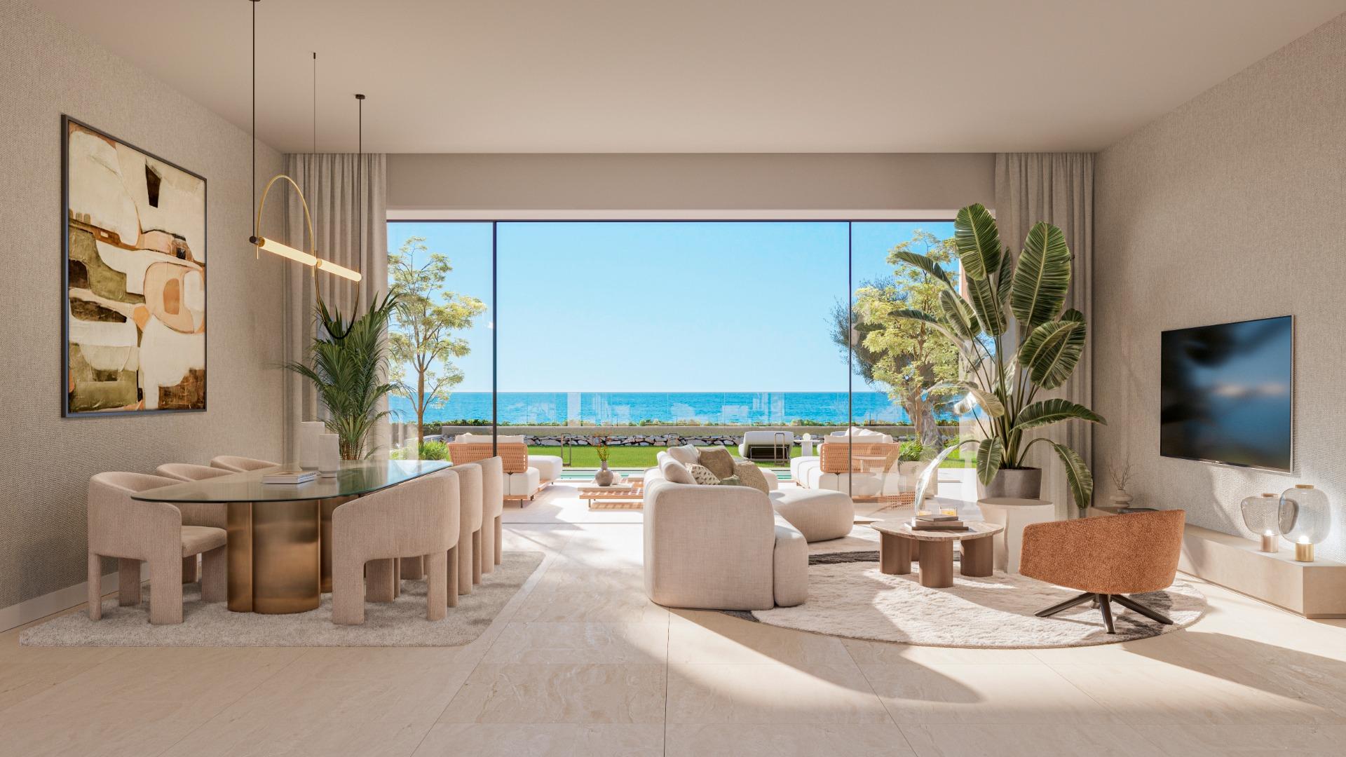 Development of apartments and villas on the beachfront, Manilva
