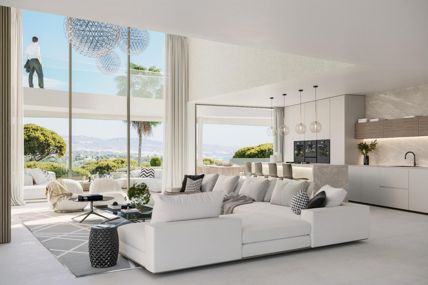 Espectacular apartamento en el sur de El Madroñal, Benahavís