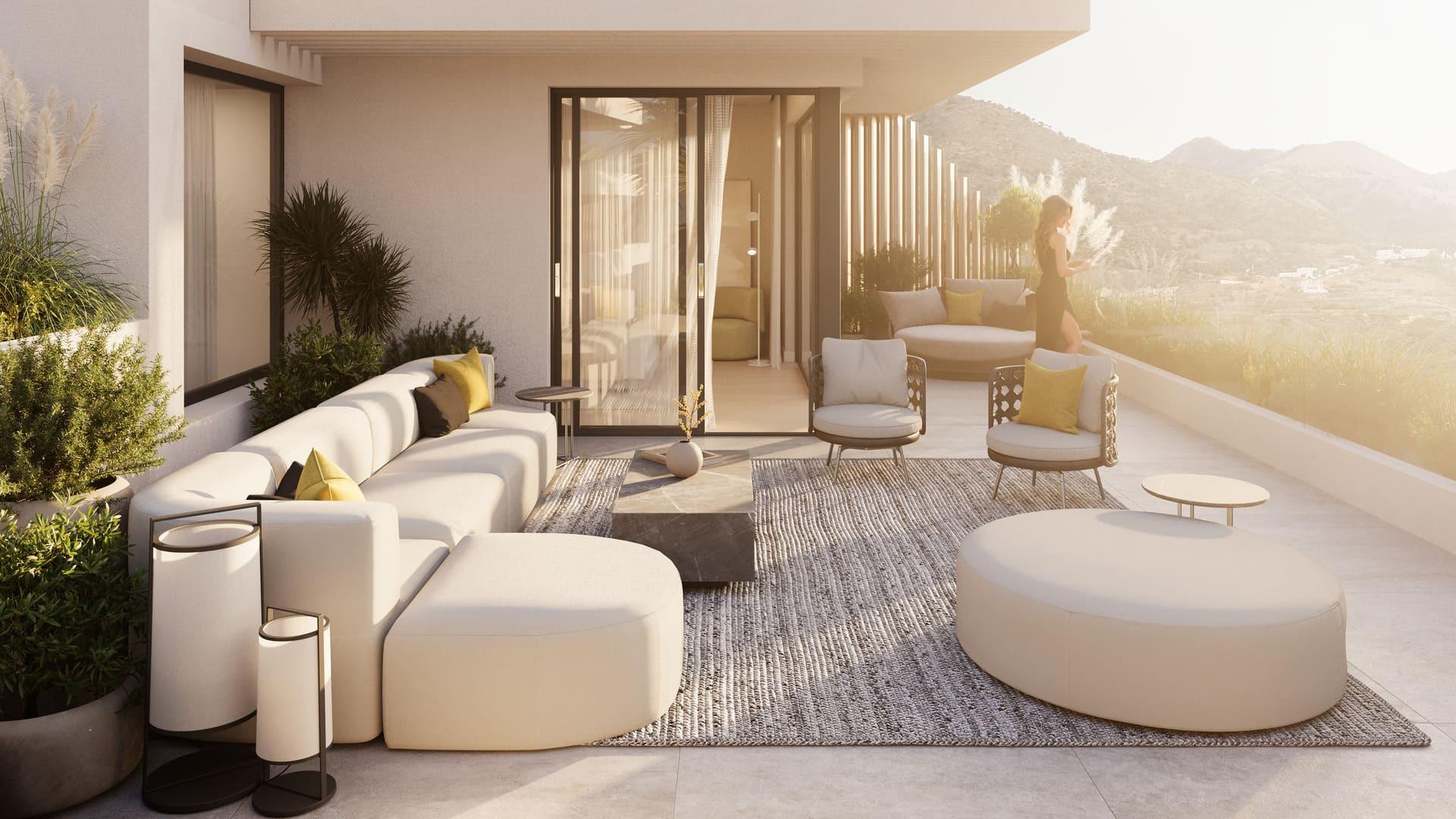 Apartamentos de obra nueva entre Higuerón y Buenavista