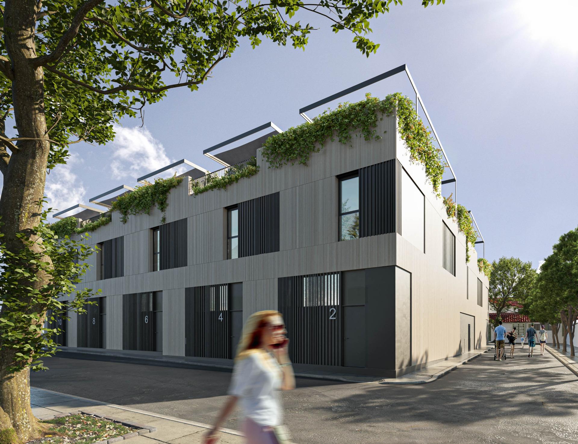 Neue Stadthäuser in Pedregalejo