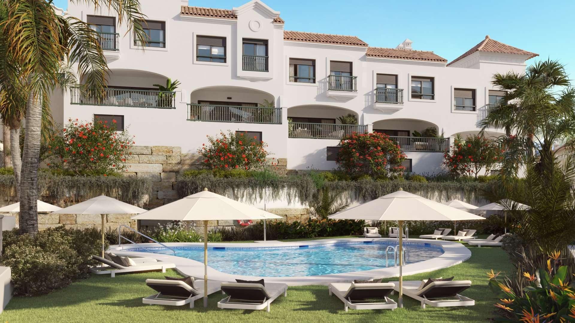 Promoción de adosados en Azata Golf, Estepona