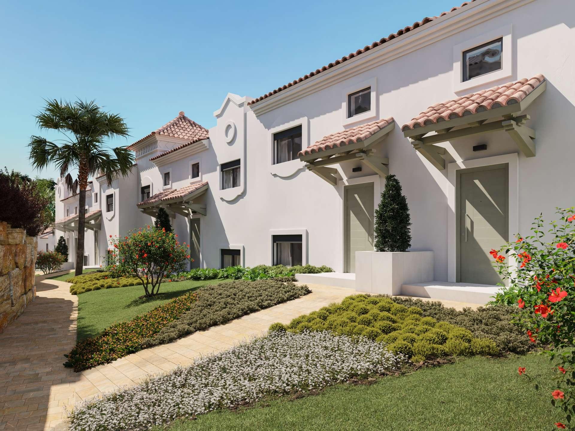 Promoción de adosados en Azata Golf, Estepona