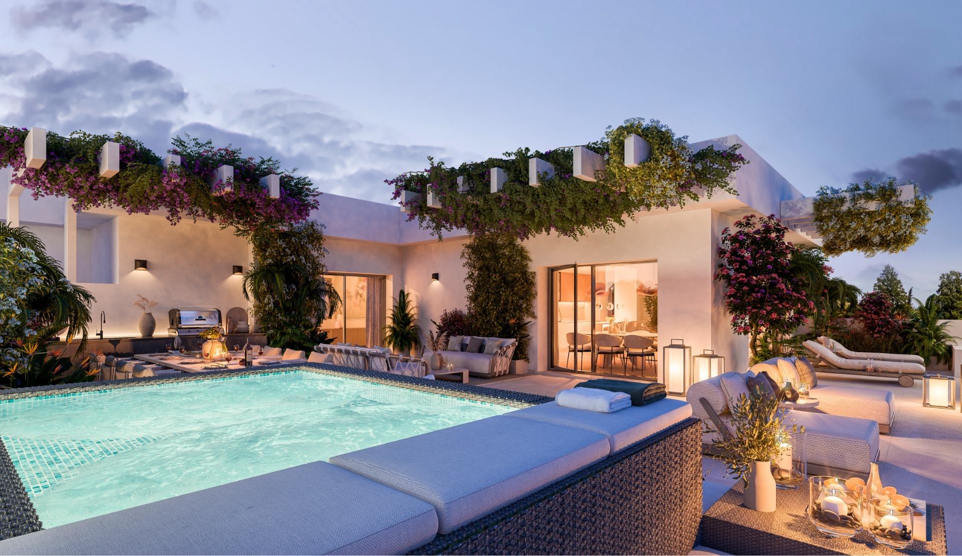 Promoción de viviendas en Casares Costa Golf